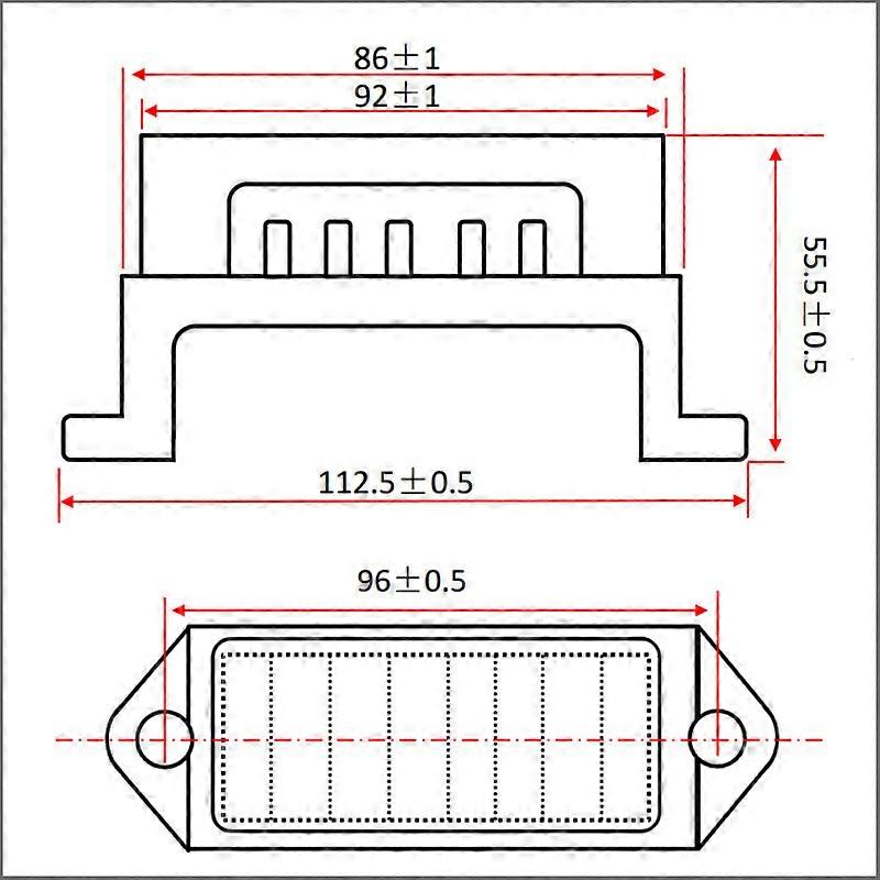 QitinDasen Boîte à Fusibles 8 Voies Avec Câbles Et 10 Fusibles Gratuits - Universelle 12V 24V