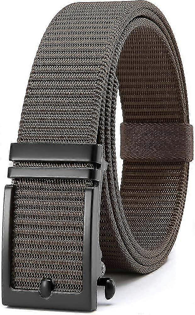 New Nylon Ratchet Belts With Automatic Sliding Buckle, Fully Adjustable