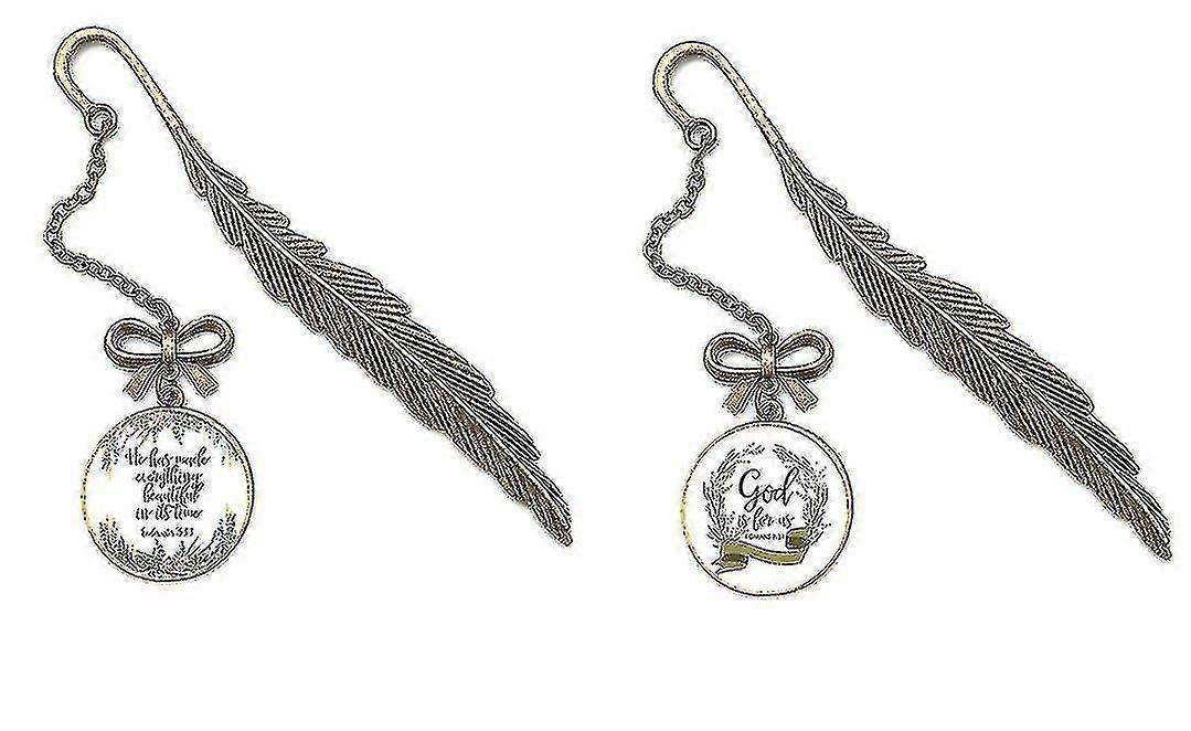 2pcs Bookmark Metal Bookmark Bookmarks Markers