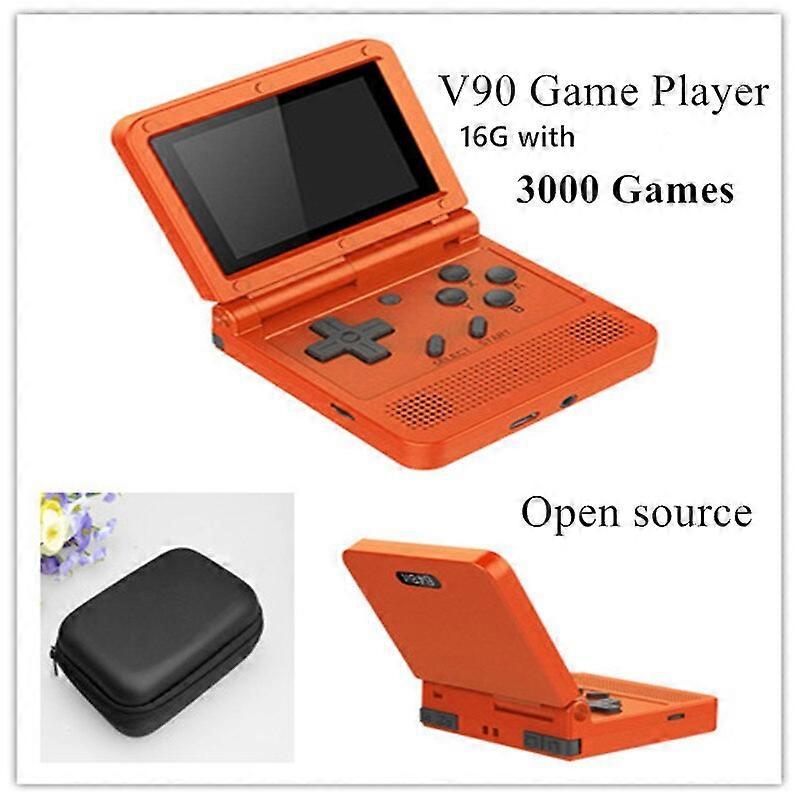 V90 3.0 polegadas IPS Tela Open Source Game Console 64GB Mini Pocket Retro Handheld Video Games Consoles Player Gaming Box