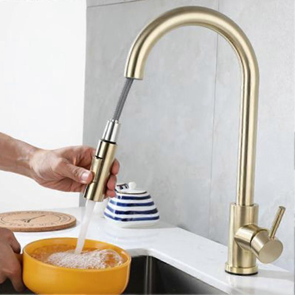 Pull Out Modern 2 Modes 360 Rotation Kitchen Faucet Smart Touch Crane-1