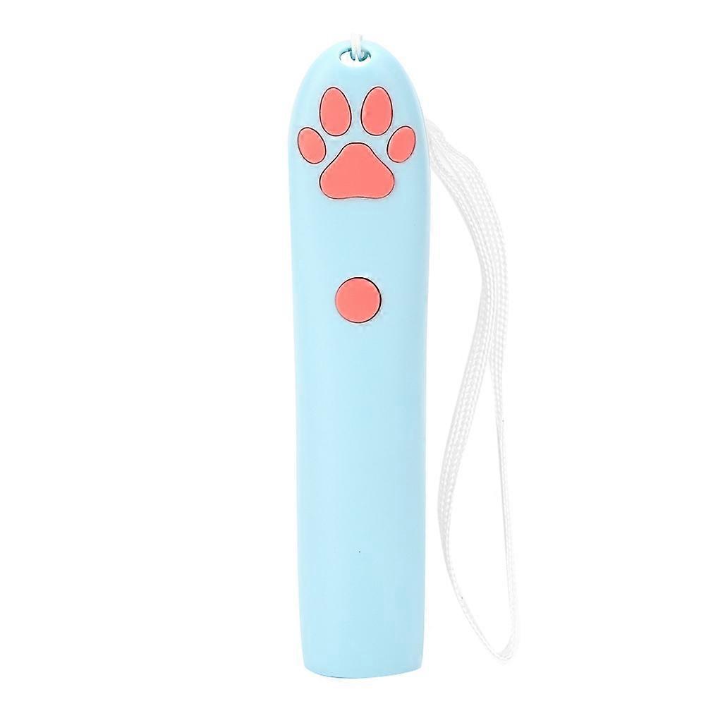 Pet Cat Claw Print Teaser Toy Projector Pen for Pet Playing Interactive Funny Exercise Training Toys Blue