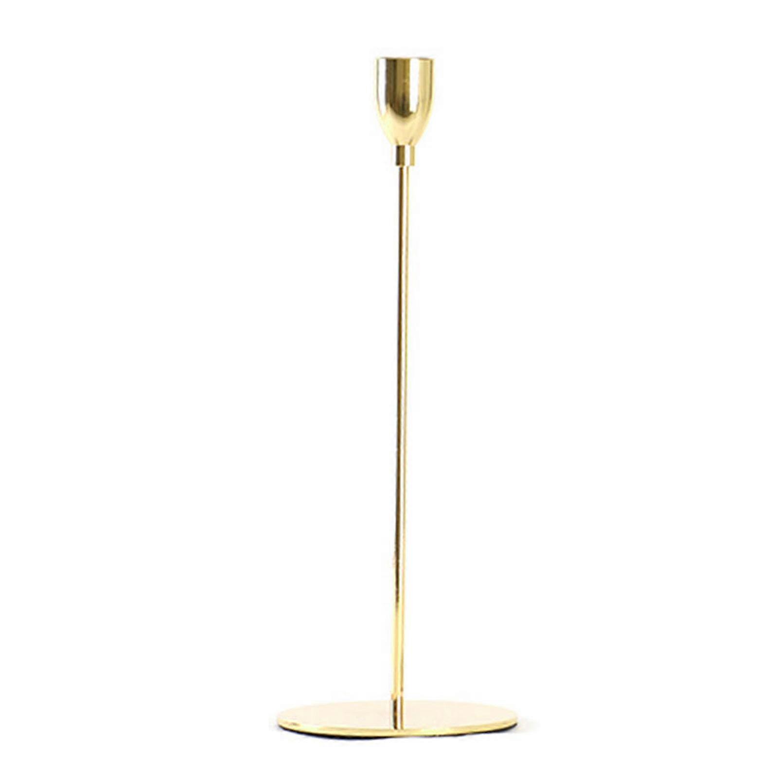 حامل شمعة معدنية الحديد المطاوع طويل القامة كأس النبيذ زخرفة الشمعدان