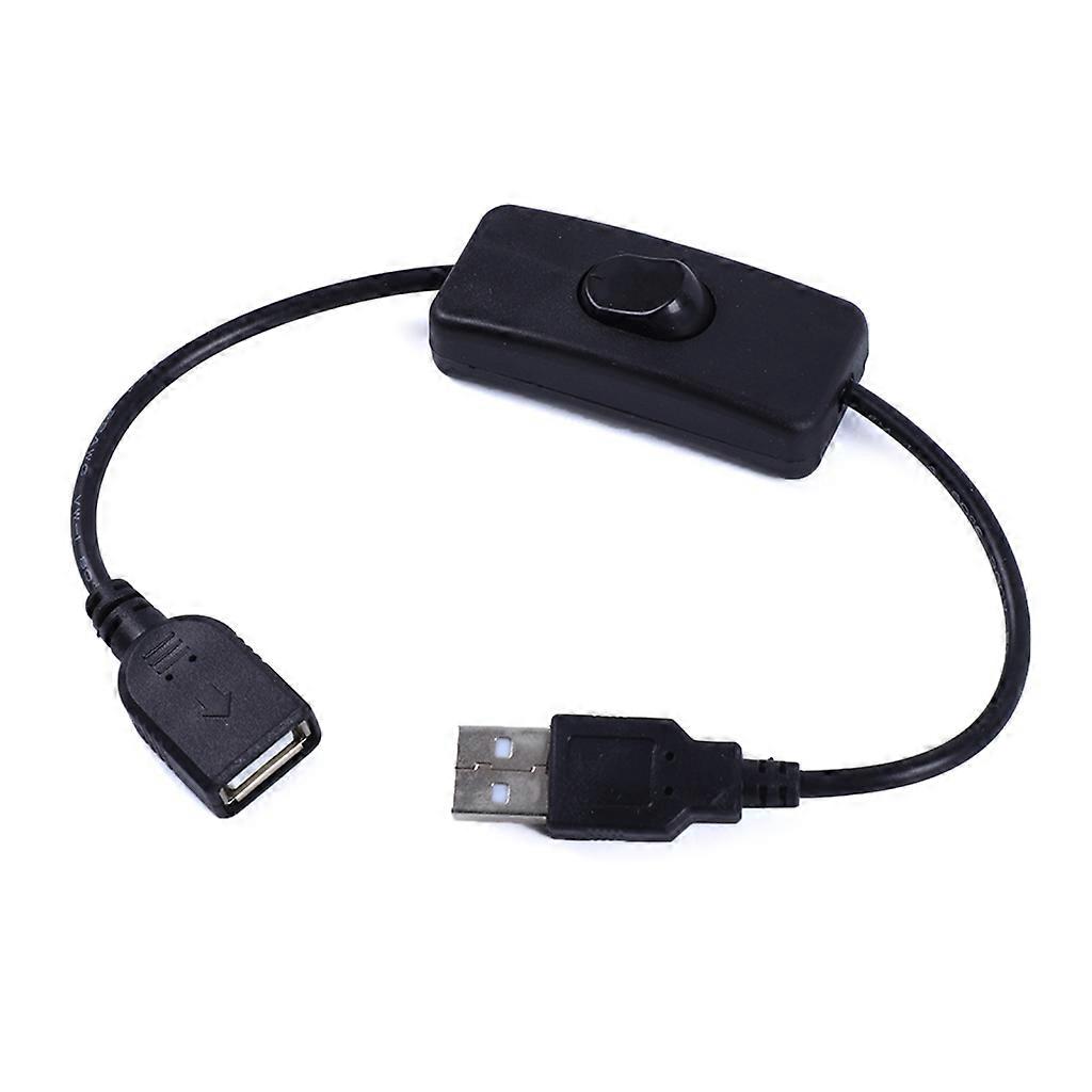 with ON/OFF Switch USB Cable Extension Toggle Adapter for USB Lamp USB Fan