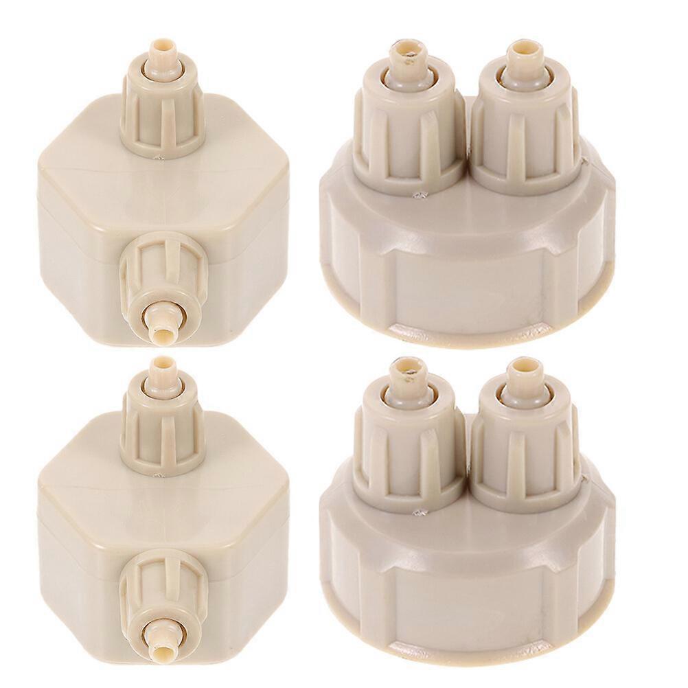 4pcs DIY Co2 Generator Bottle Caps Portable Bottles Lids Replacement Bottle Caps