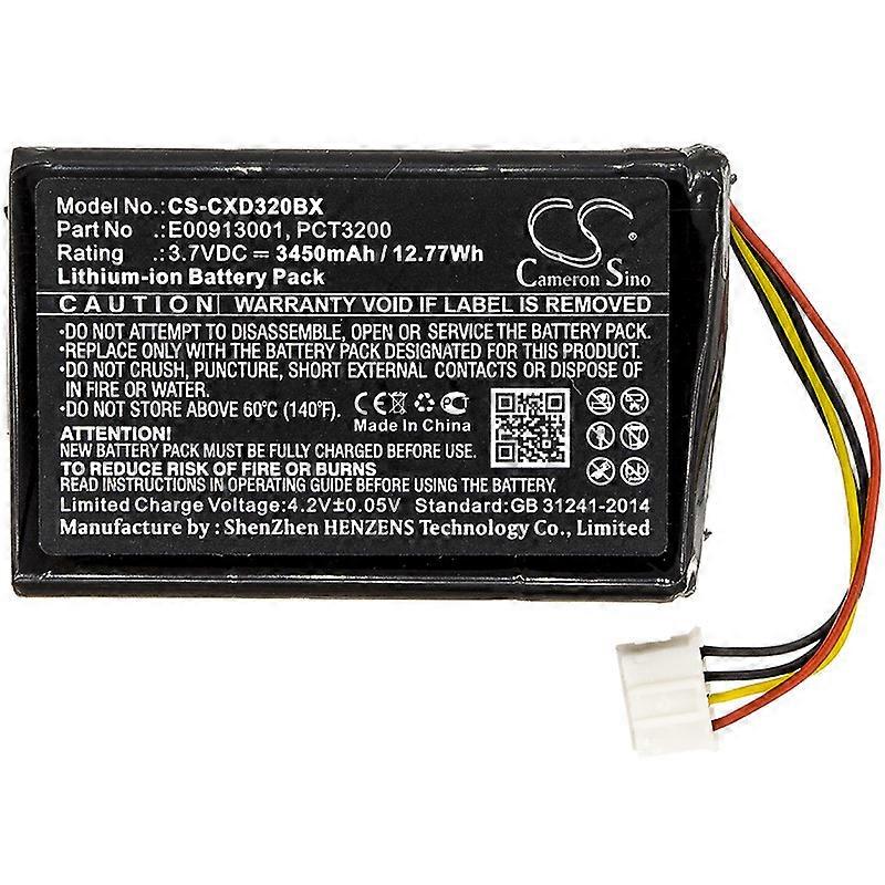 Cs Suitable For C- One E-Id Barcode Scanner Battery E00913001 Pct3200