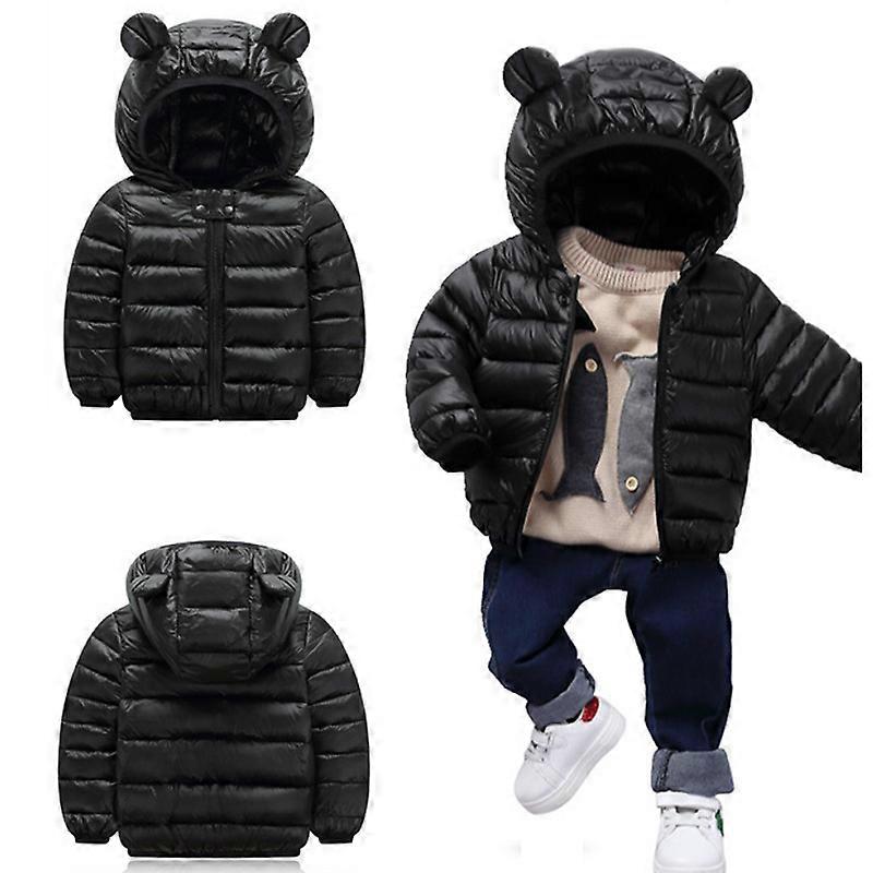 الأولاد الرضع بنات معطف مبطن أطفال الشتاء دافئ مقنع سترة البخاخ ملابس خارجية