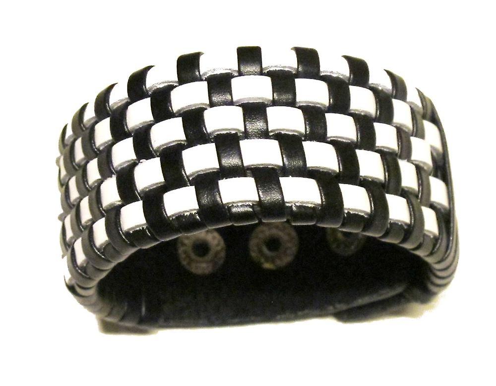 Pulsera de cuero trenzado