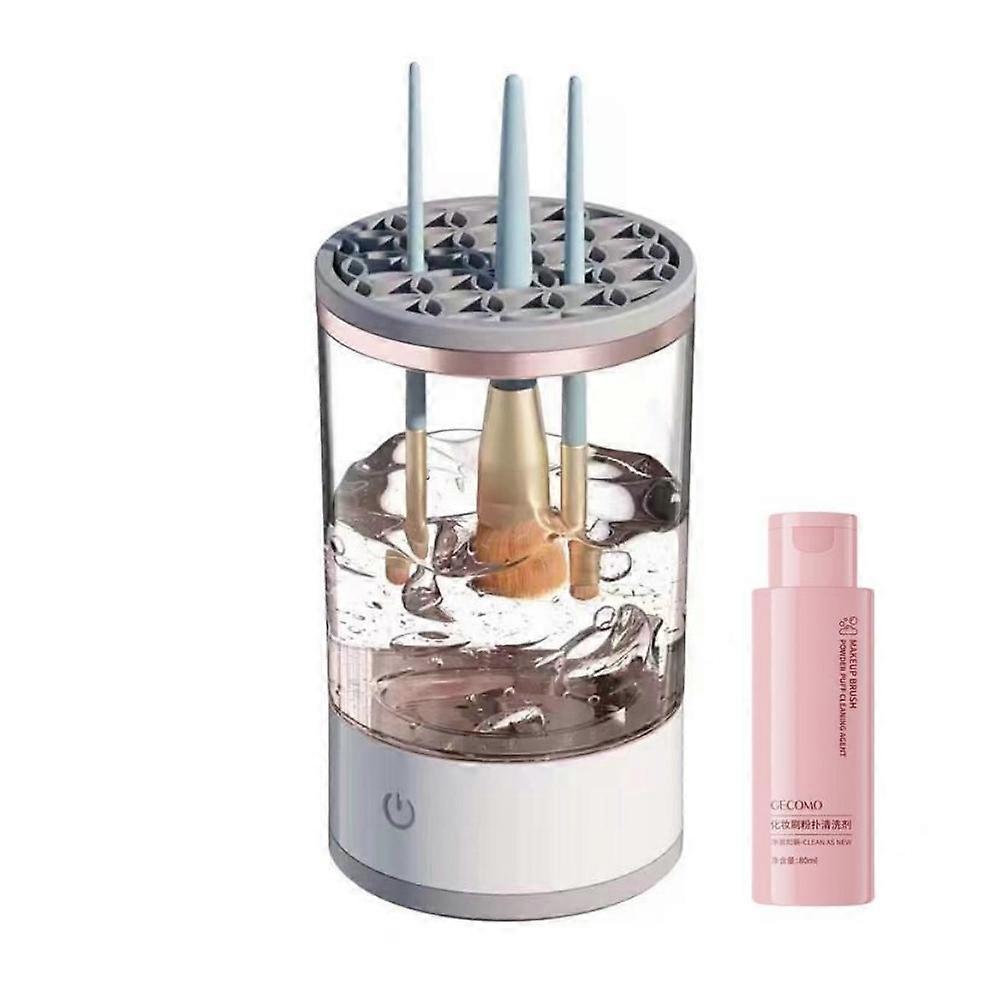 Electric Makeup Brush Cleaner w/ Cleaning Solution