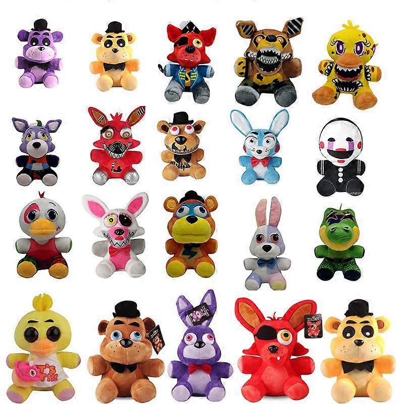 Fem netter på Freddy's plysj leketøy FNAF Security Breach Doll Kids Gaver