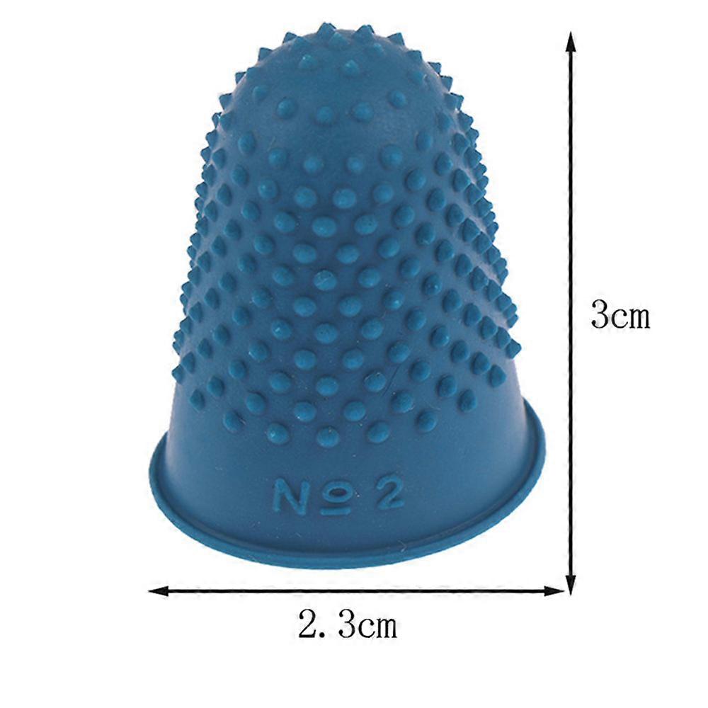 5pcs Counting Cone Rubber Thimble Protector Sewing Quilter Finger Tip Craft Needlework Sewing Kitchen Accessories