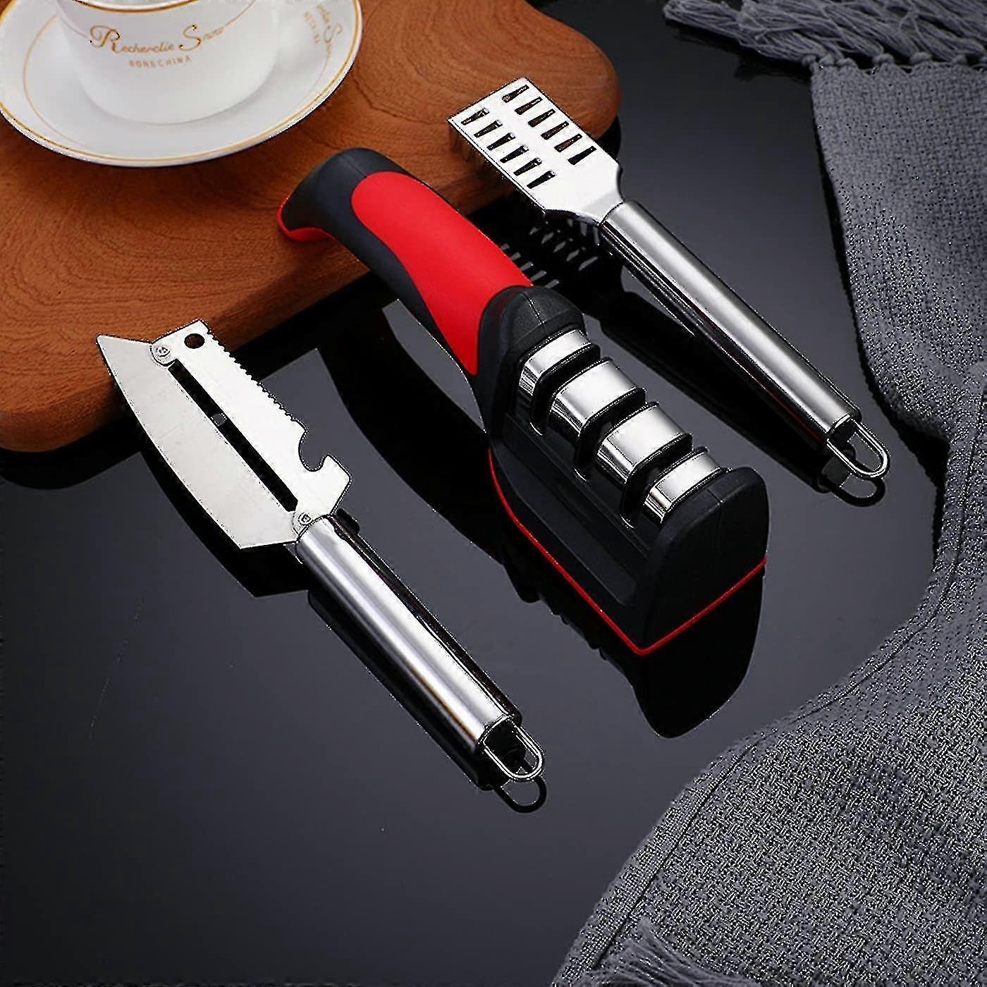 Stainless Steel Kitchen Gadgets Sharpener Kitchen Knife Quick Sharpener