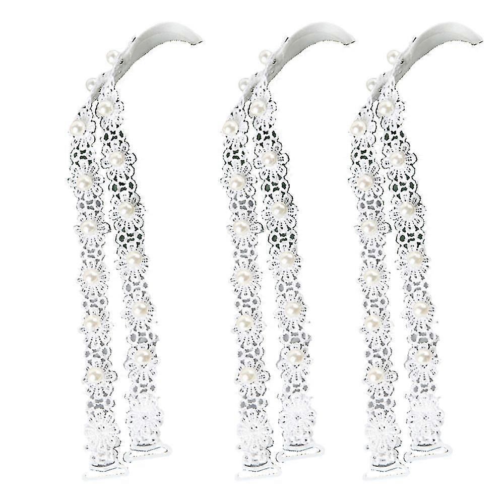 Kvinner BH stropper Blomst blonder Justerbart undertøy BH stropp Erstatning Skulderrem