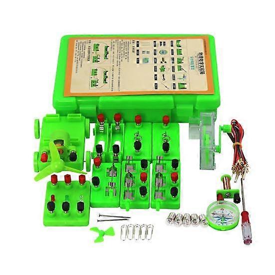 Circuit Learning Kit Challenging Connect Wires Chromed Metal Educational Physics Experiment Tool for Classroom