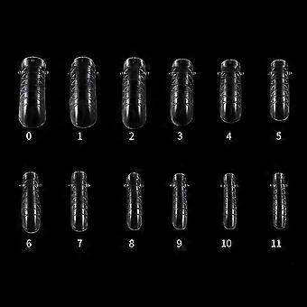 120pcs Poly Nail Extension Gel Dual Forms Nail Builder Extension Gel Nail Mold Clear Cover False Nail Tips