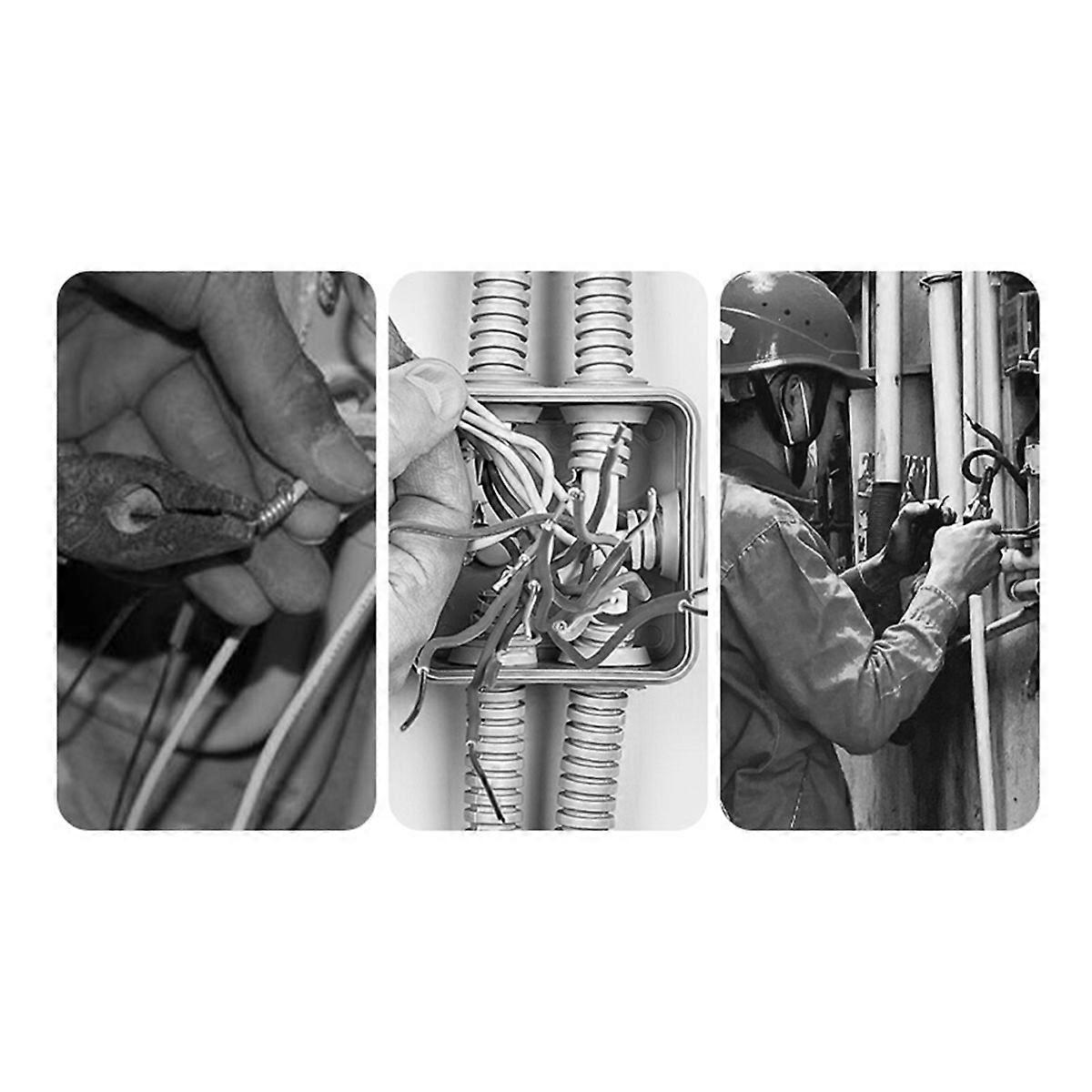 2Pcs Wire Twisting Tool Cable Wire Stripper and Twister Drill Wire Stripping Tools for 2.5-6 Square