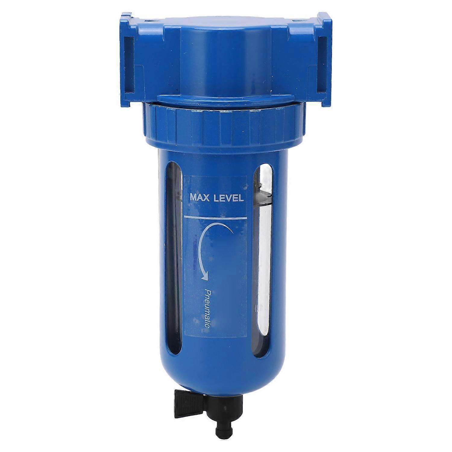 Compressed Air Filter Manual Drain Zinc Alloy Stainless Steel High Hardness Air Compressor Water Sep