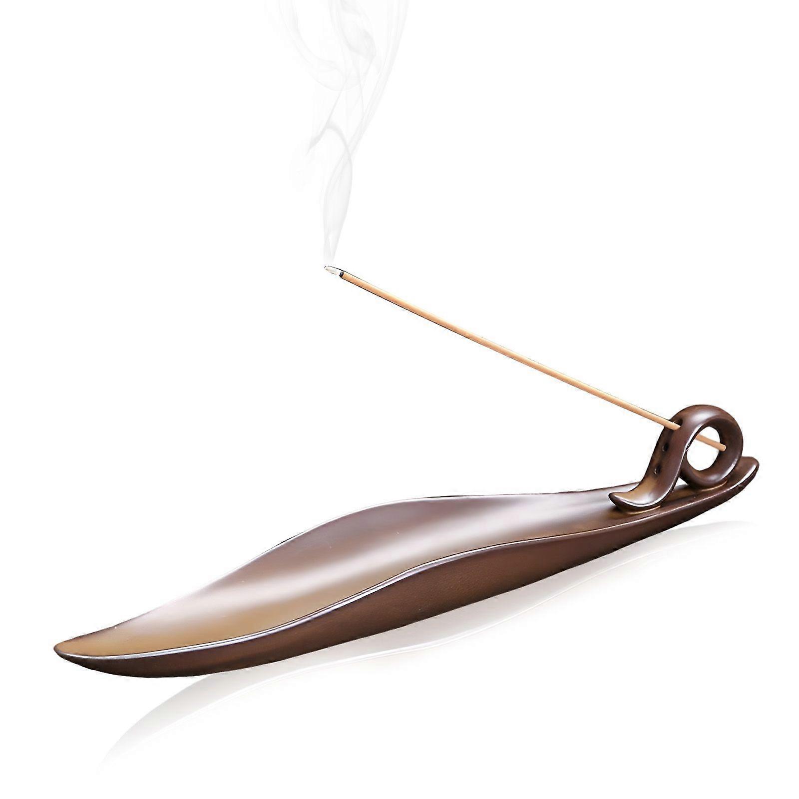 1pcs Bar Incense Burner - Brown