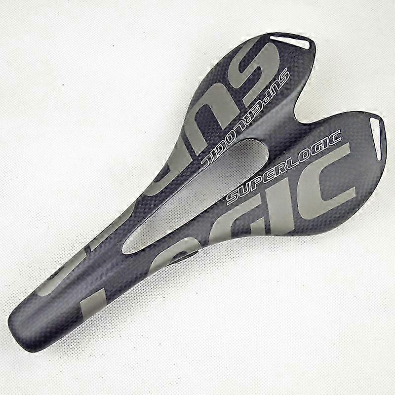 Superlogic 3k kuitu polkupyörä mtb pyörän istuin pyörän tyyny 275 * 143mm pyöräilyosat harmaa