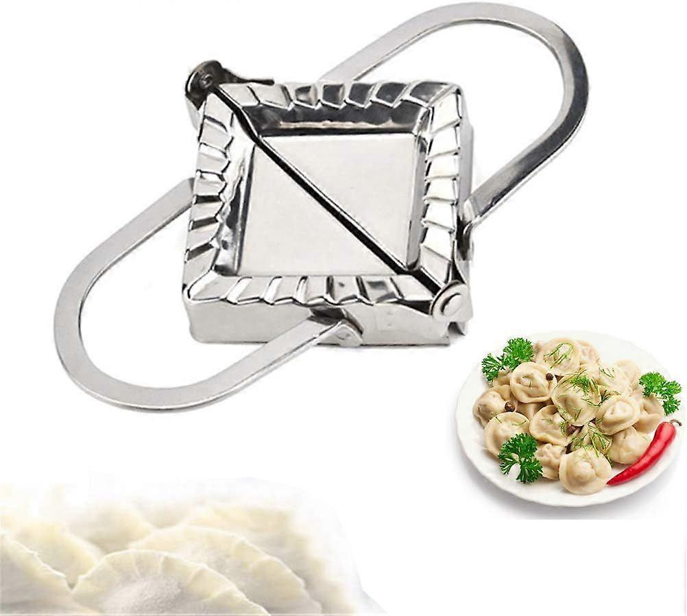 Stainless Steel Ravioli Dumpling Maker set, Triangle Dumpling Maker Ravioli Mold Pastry Too
