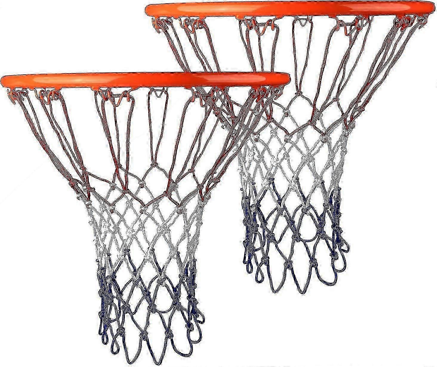 Basketball Net 2 Pcs Net For Basketball Heavy Duty Thick Net Indoor Outdoor Basketball Net