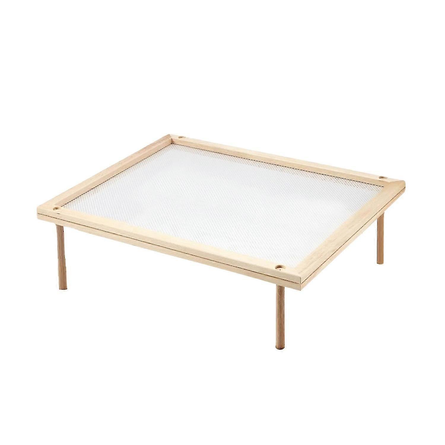 Wooden Pasta Drying Rack Stackable Food Dryer With Net