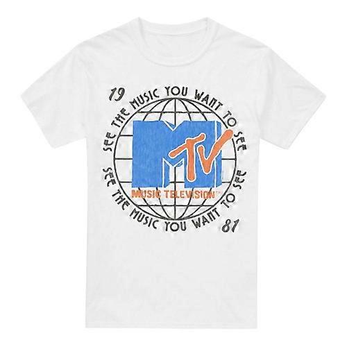 MTV Mens 1981 Globe T-Shirt