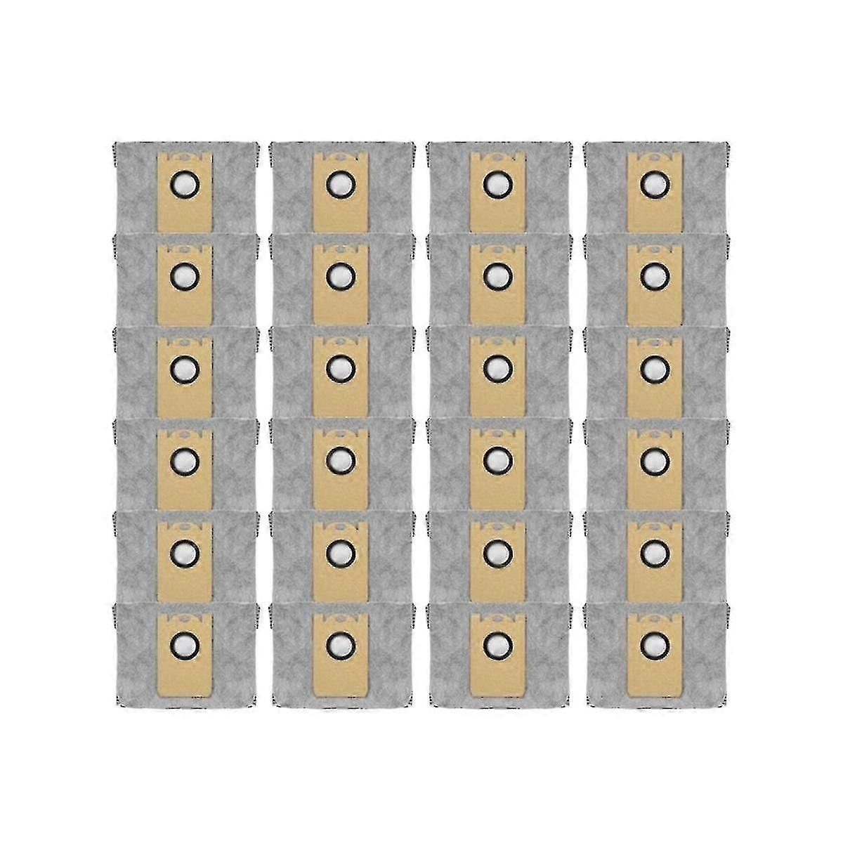 24 Pcs D Bags For Robovac L35 Hybrid Lr30 Hybrid Lr20 Auto-empty Stat, With Activated