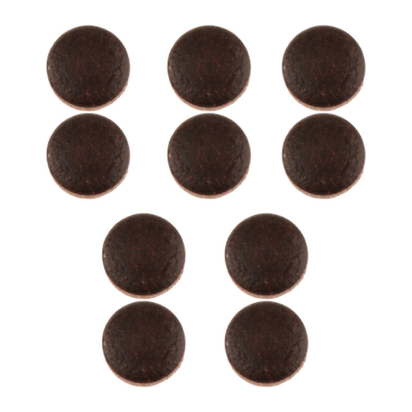 10x Pool Queue Tips Tragbares Kit Hohe Härte 13mm Reparatur Billard Queue Tips