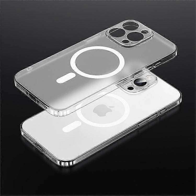 SULADA Compatible For iPhone 16 Pro Case Compatible with MagSafe PC+TPU Matte Translucent Back Cover