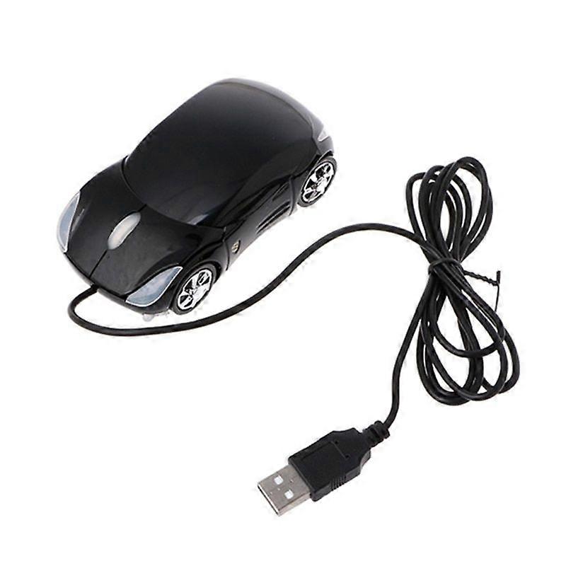 RYRA Durable Wired Mouse 1000DPI Mini Car Shape USB 3D Optical Innovative 2 Headlights