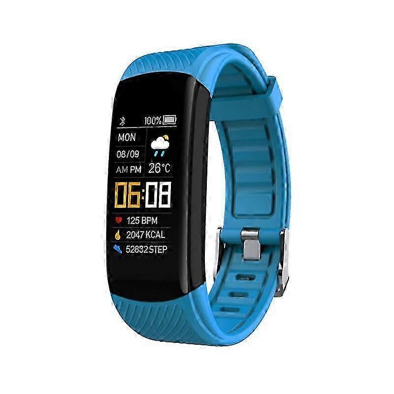 צמיד כושר מדידת לחץ דם מד צעדים פס חכם מוניטור דופק עמיד למים שעון מעקב בריאות