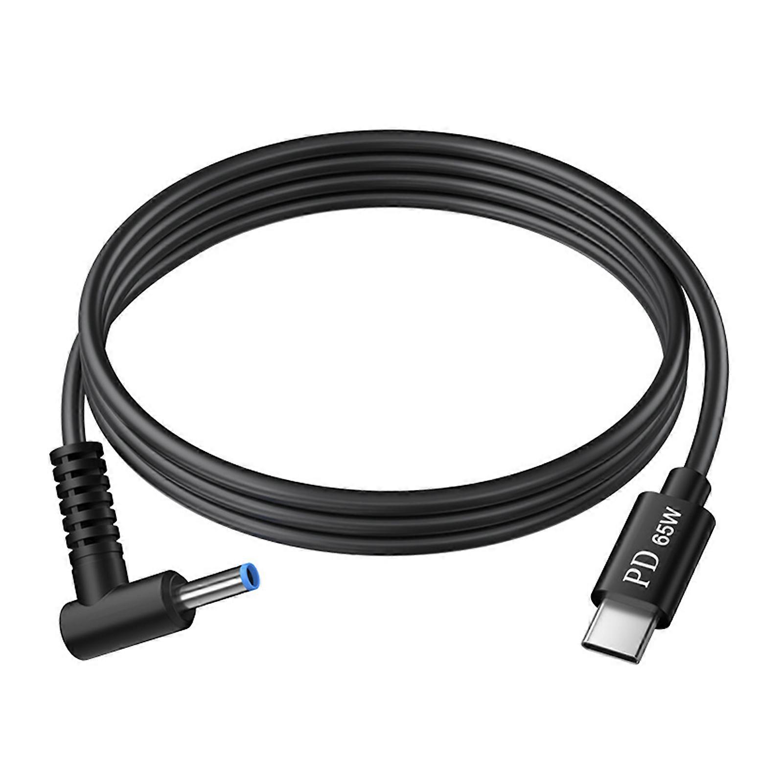 65W Type C Notebook Charging Cable, Quick Data Sync Wire for Travel and Office Setting
