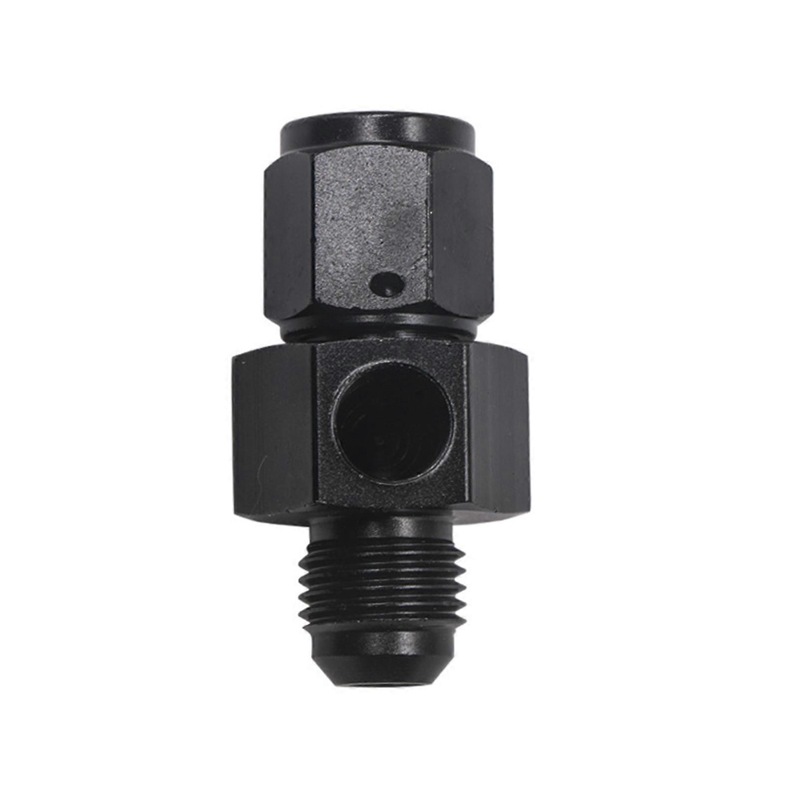 Industrial Adapter Aluminum Adapter Efficient Oil Cooling Solution 1/8" NPT Gauges Sensor Side for Oil Cooling System AN6