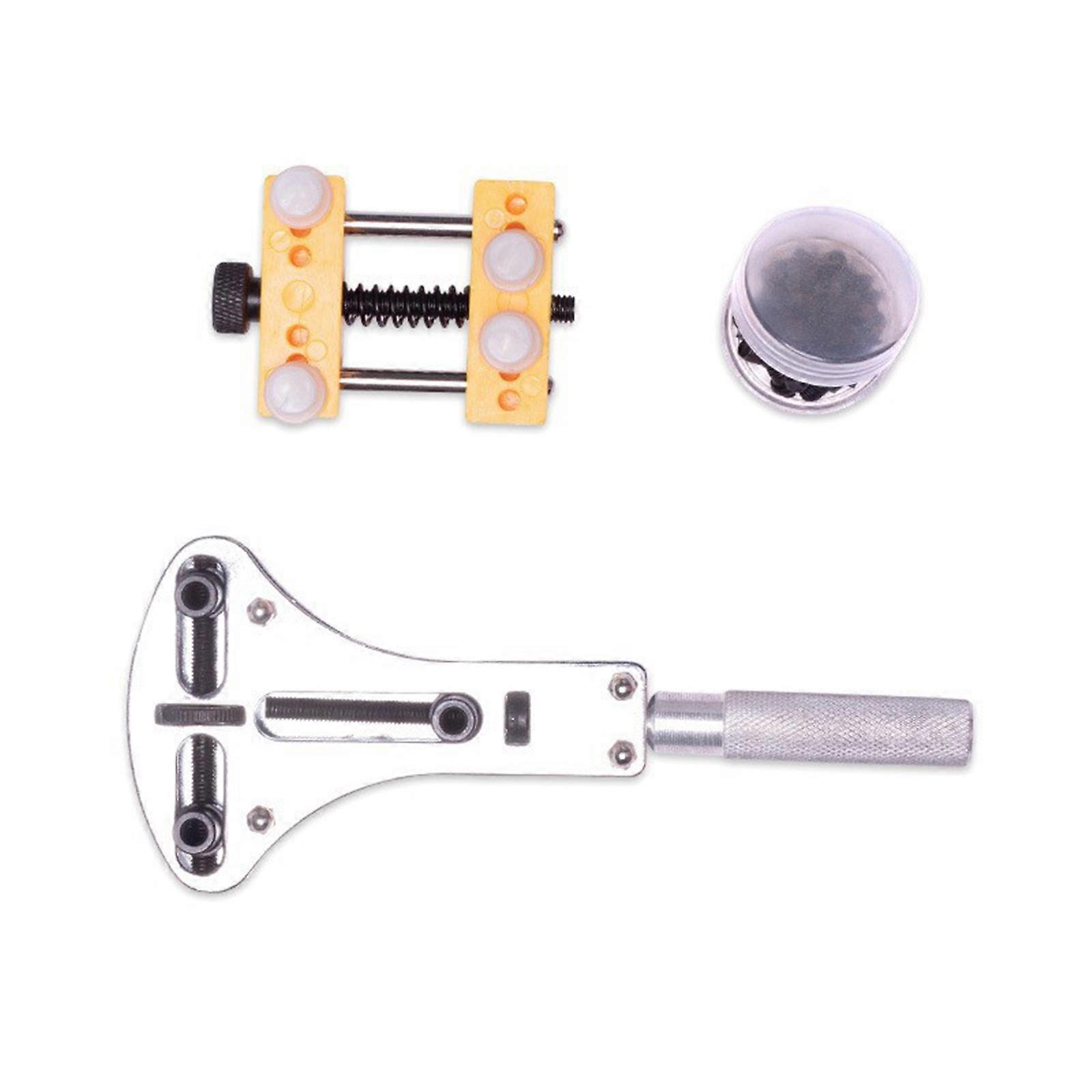 Adjustable Back Case Opener Tool Watch Repair Tool Set Adjustable Wrench And Movement Holder For DIY Projects