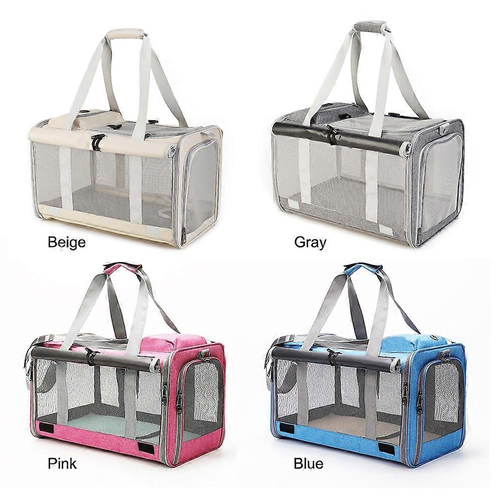 Cat Carrier Bag Portable Foldable Pet Carrier for Small Cats and Dogs with Large Opening Breathable