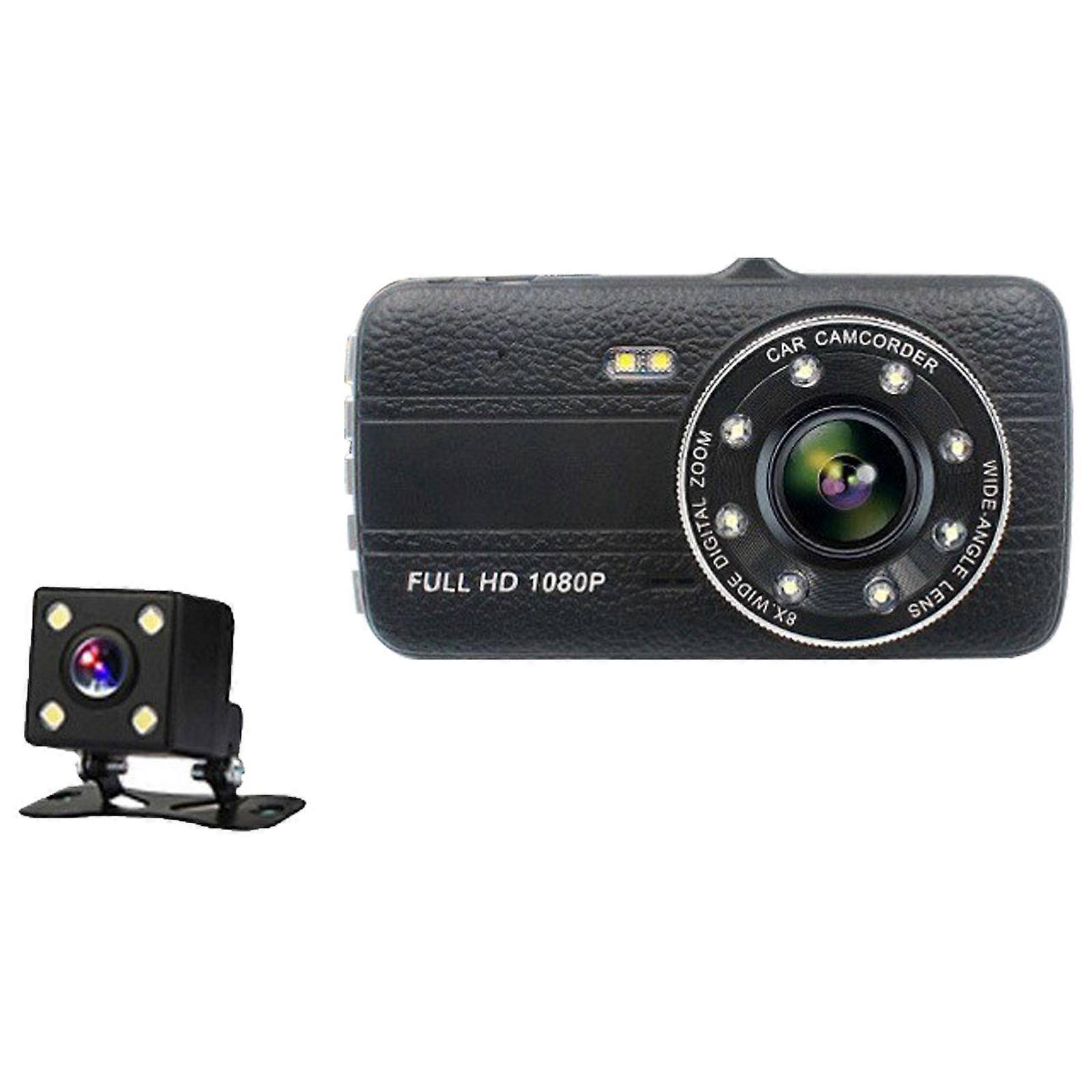 Vehicle Dashboard Camer Camera Recorders Auto Car Surveillances, 4inch Touch Display Parking Monitors, Real Time Viewing