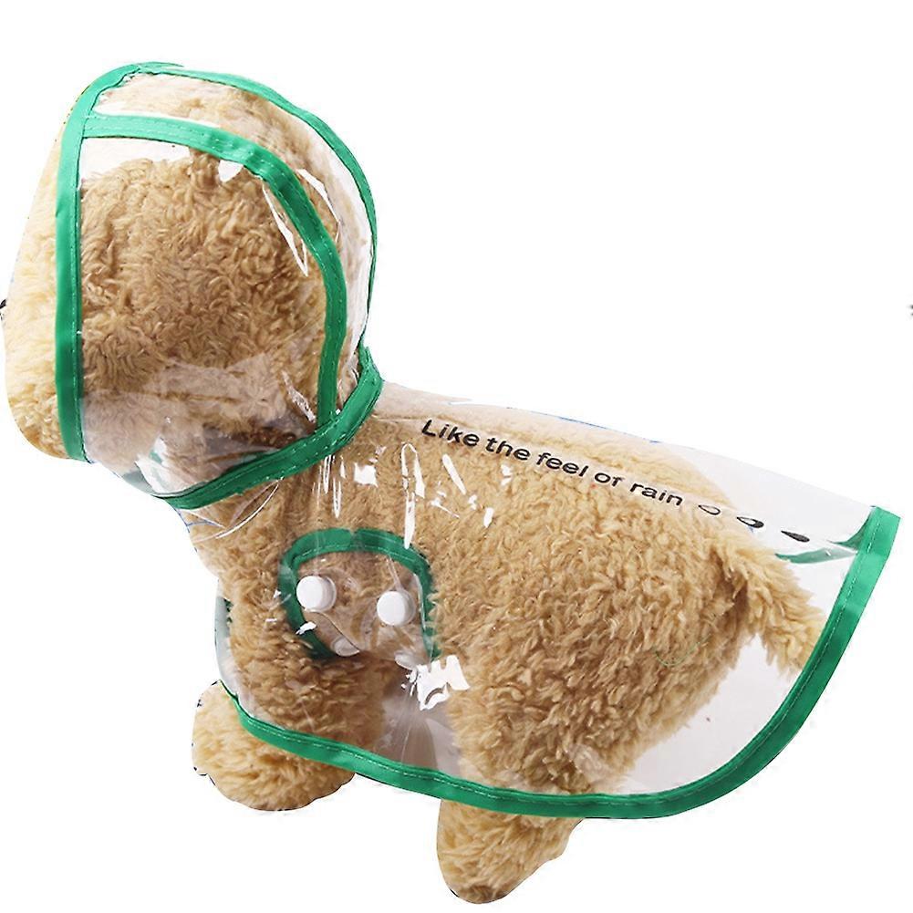Dog Raincoat Transparent Clothes for Pets, Waterproof