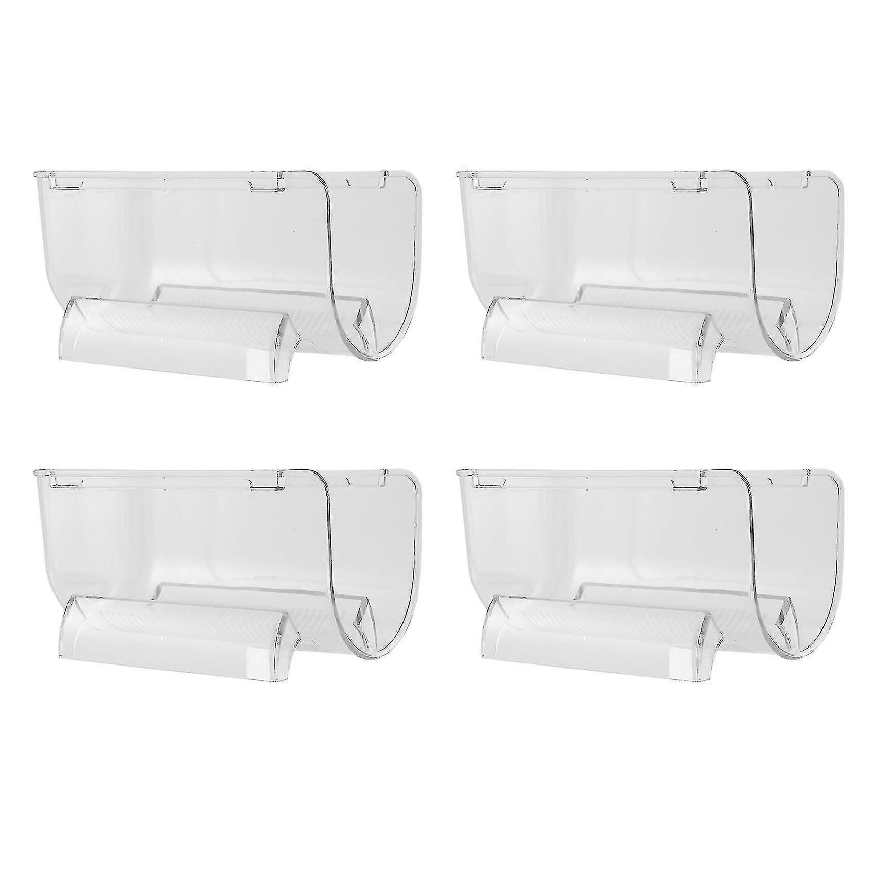 4pcs Refrirator H,clear Stackable Rack Stora Bottle Izer Wate