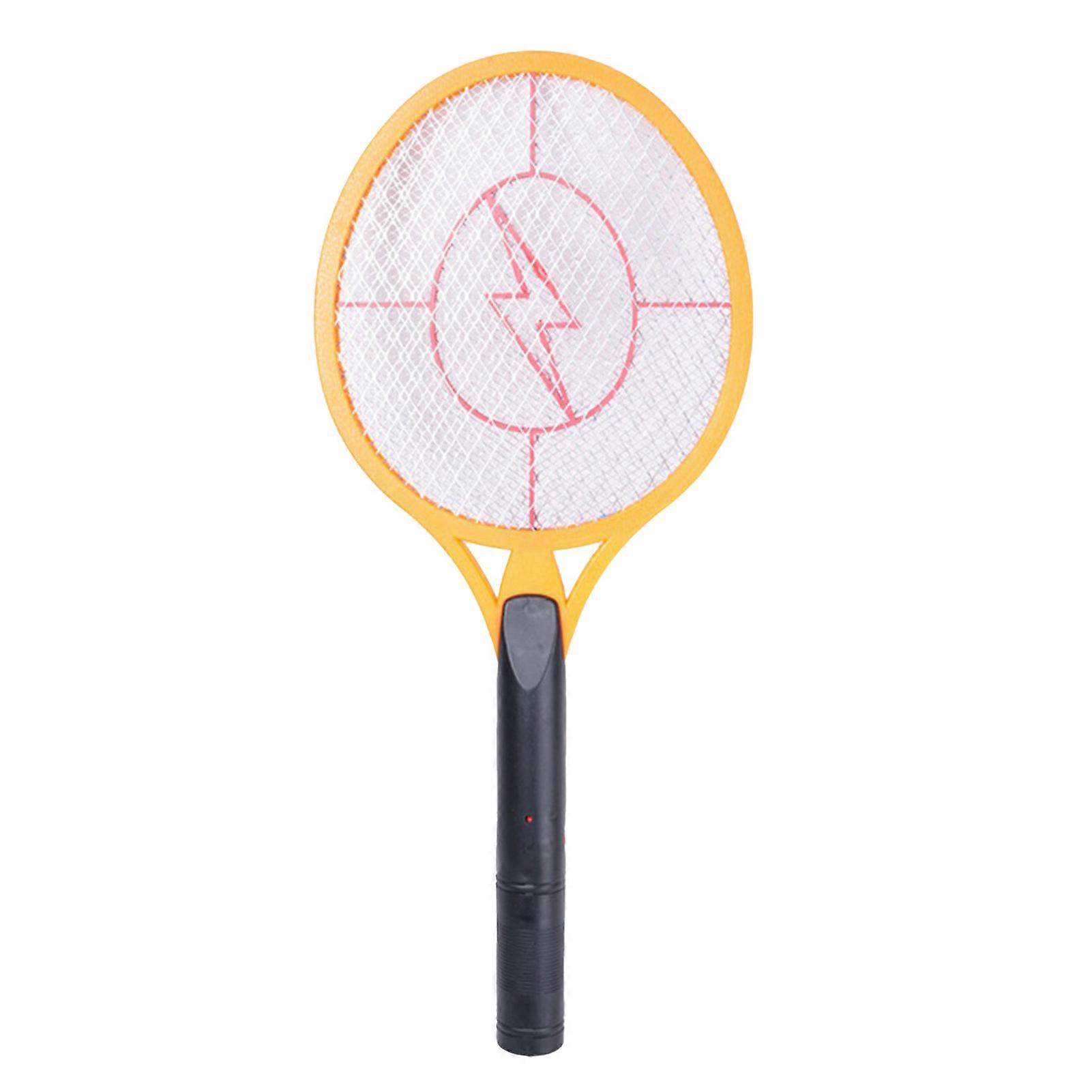 Electric Fly Swatter Racket Professional Triple Layer Large Mesh Safety Mosquito Bat for Home Camping Outdoor