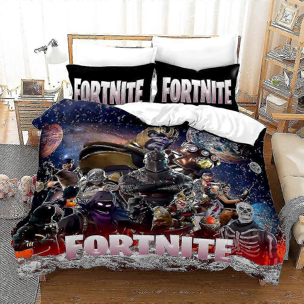 COMPLETO LETTO CERCHI BLU MICROFIBRA