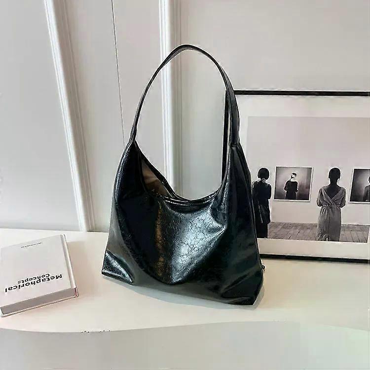 Czerwona torba o dużej pojemności dla kobiet Nowe torby na ramię z pojedynczą teksturą retro Moda Wszechstronne torebki damskie na co dzień