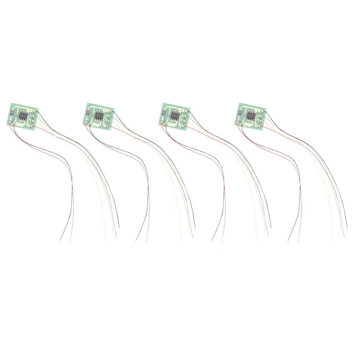 4Pcs DIY Scale Construction Sand Table Model Circuit Board Traffic Light Signal Model HO Scale Train