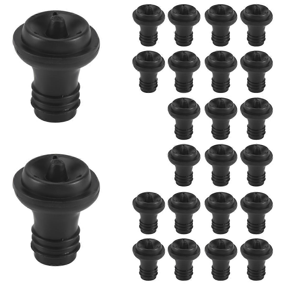 24 Pieces Wine Stopper Resealable Wine Pump Vacuum Stoppers