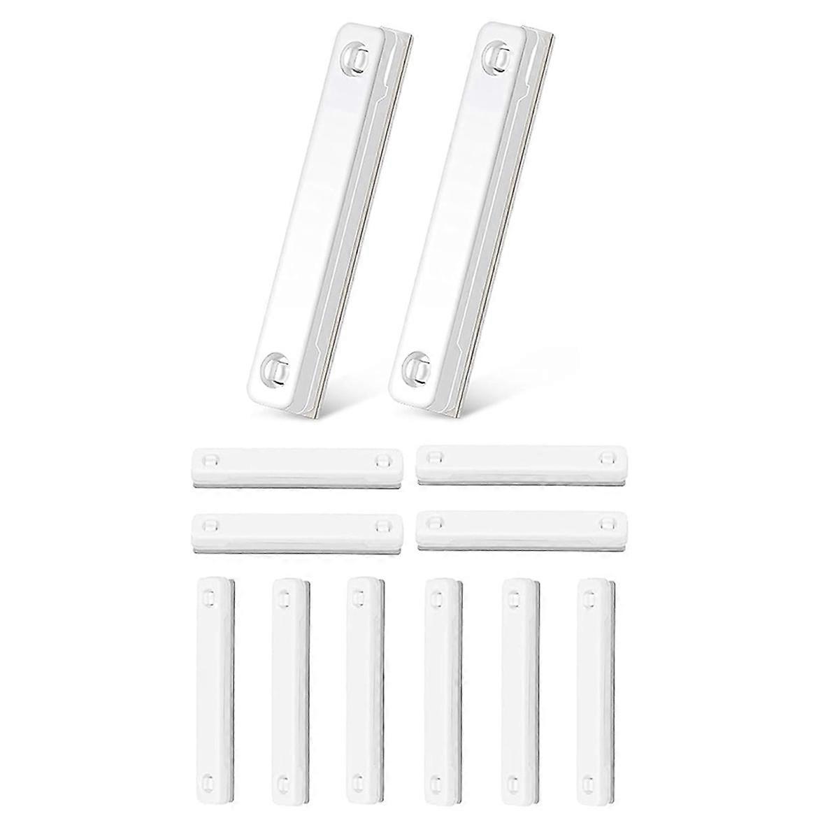 12PCS White Window screening Europe No Punching Magnetic Retainer