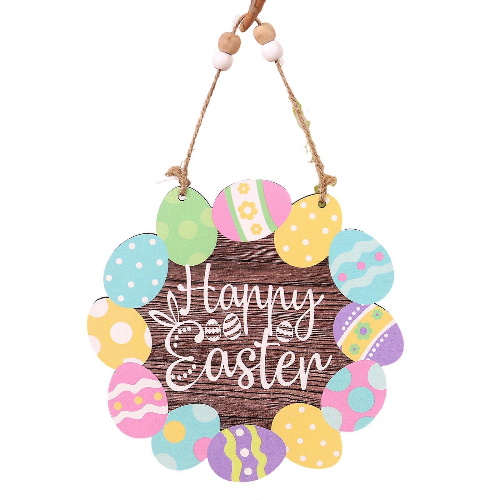 Waterproof Easters Door Plaque Adding Unique Charm to Entrances Holiday Decoration Suitable for Celebrating Enthusiasts