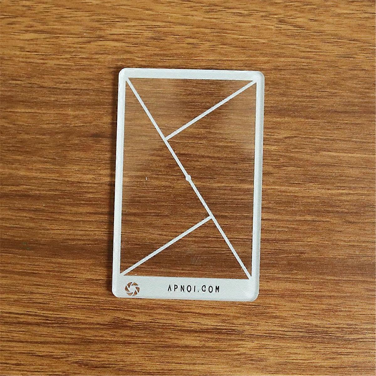 Golden Triangle Composition Tool Viewfinder/Viewer Photography/Painting/Drawing Credit Card Size Fit