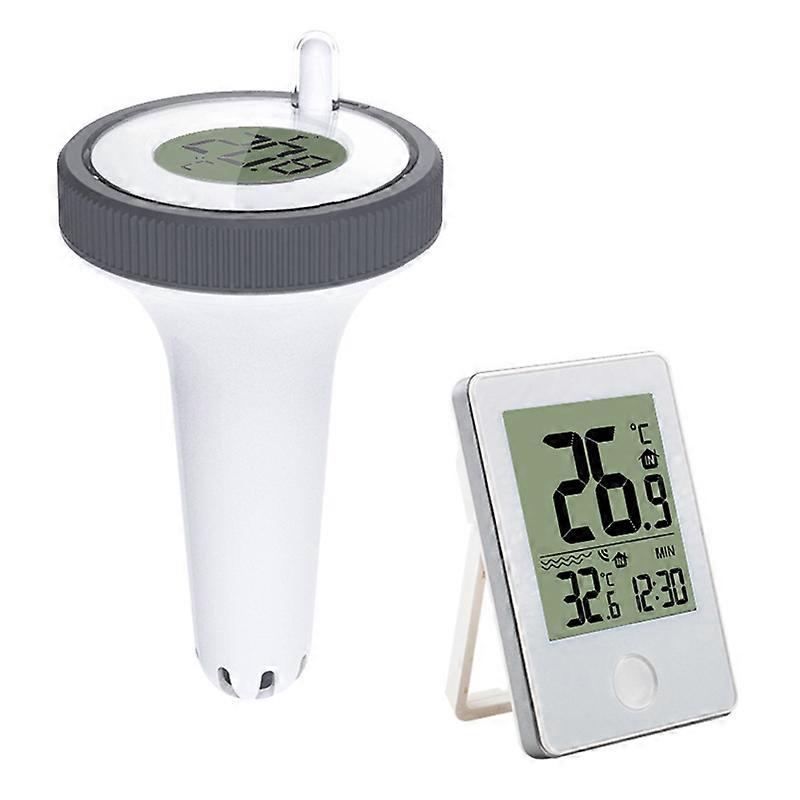 Wireless Pool Thermometer Floating Easy Read,Digital Pool Thermometer Waterproof, for Swimming Pools
