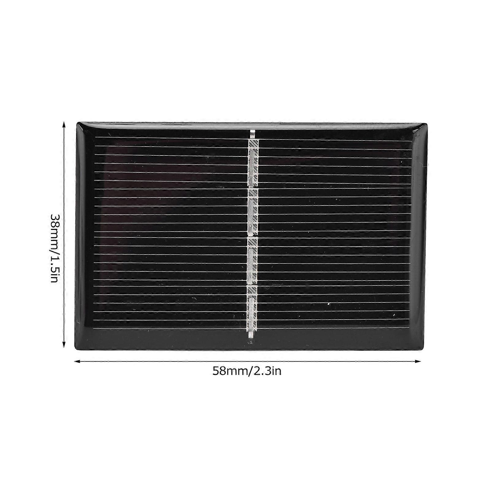 5pcs Mini Solar Panel 130mA Excellent Performance Good Light Transmission Waterproof 2V Solar Panel Module