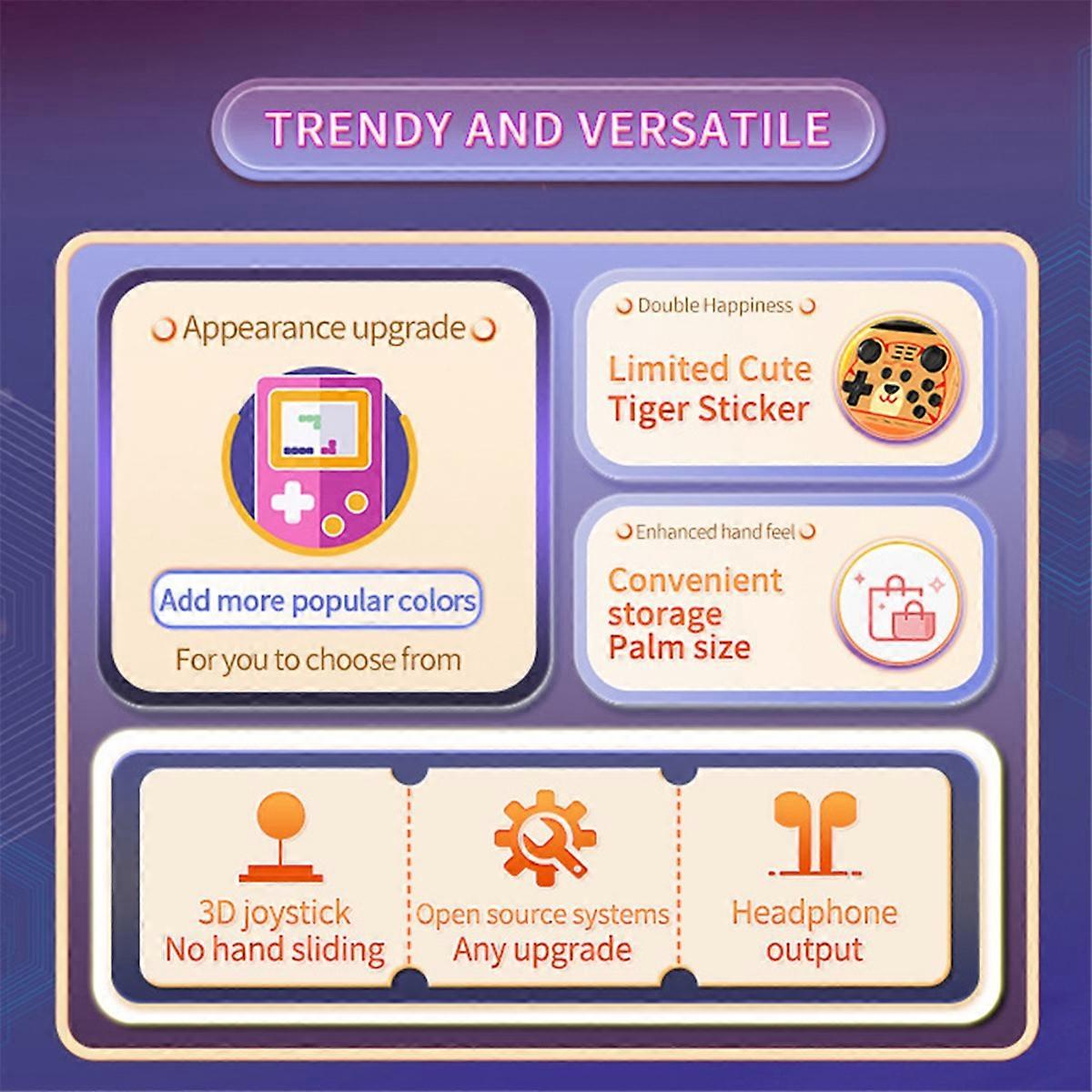 RGB20S Video Game Console 16G+64G 3.5Inch Screen Open Source System